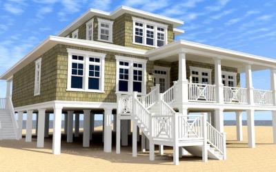 Beach House Plan 003-127
